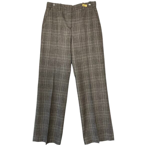 Zara Wide Leg Womens Trousers Pants Plaid Careerwear Academia Size Small - Picture 1 of 10